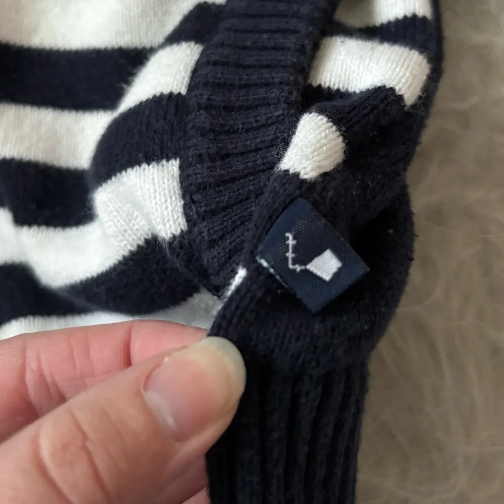 Vintage Kitestrings by Hartstrings Navy Striped Toddler Hoodie